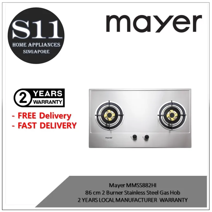 Mayer%20MMSS882HI/MMGH882HI%20%2086%20cm%202%20Burner%20Stainless%20Steel%20/%20Glass%20Gas%20Hob%202%20YEARS%20LOCAL%20MANUFACTURER%20%20WARRANTY%20-%20Image%204