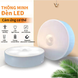 Đèn led cảm biến chuyển động thông minh treo gắn tường cầu thang tủ quần áo có sạc usb