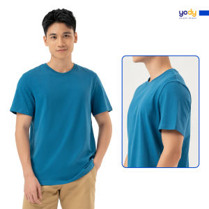 Áo thun basic nam YODY phông trơn cổ tròn vải cotton Cotton BCI mềm mại TSM6129