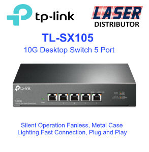TP-Link  TL-SX105 5 Port 10G Multi-Gigabit Unmanaged Switch