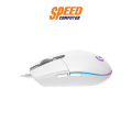 [รับฟรี แผ่นรองเมาส์]LOGITECH GAMING MOUSE G102 LIGHTSYNC WHITE By Speed Computer. 