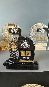 [COD] TX Acrylic Mirror Desktop Countdown Ornament   Manufacturer of holiday scene decoration desktop calendars display stands