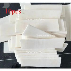 Hanson8 10PCS Buffalo Bovine Bone Handle Scales Slabs DIY Carving Material 100x30x5mm J6H9P