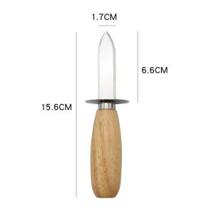 Dụng cụ tách vỏ hàu cán gỗ sang trọng