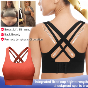 Highstrength sports bra fixedcup shockproof underwear sports bra highstrength fixedcup bra