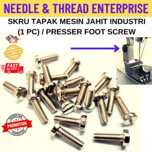 SKRU TAPAK MESIN JAHIT INDUSTRI (1 PC) / PRESSER FOOT SCREW FOR INDUSTRIAL SEWING MACHINE (READY STOCK)