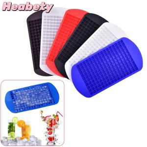 Heabety Ice Maker Mold 160 Grids Mini Small Ice Cube Tray Frozen Cubes Trays Silicone