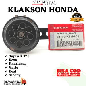 Klakson Honda / Klakson Motor / Klakson Honda Revo 100 / Klakson Kharisma / Klakson Supra X 125 / Klakson Vario 110 Cw Lama / Klakson Vario Techno Karbu ( 38110-GN5-961 / 38110-KTM-851 )