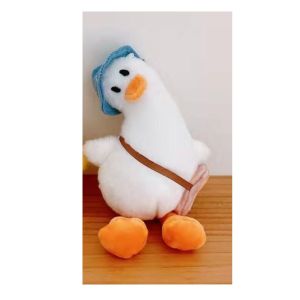 Keychain Pendant Bag Cute Tilted Head duck Plush Doll Toy