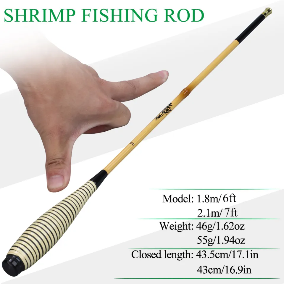 Fishing Rod Portable Hand Rod Telescopic Fishing Pole for Fishing shrimp