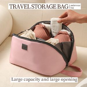 Waterproof Travel UNDERWEAR BRA SOCK Organizer Storage Bag / Tas Pakaian Dalam Bra Kaos Kaki