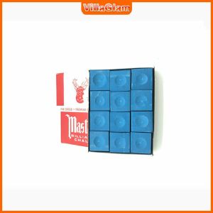 Billiard Chalk Original Snooker Billiard Chalks Blue Pool Cue Chalk Pool Table Accessories 12/box