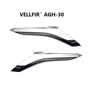 Toyota Alphard Vellfire AGH30 Head Lamp Chrome garnish Headlamp Chrome trim cover