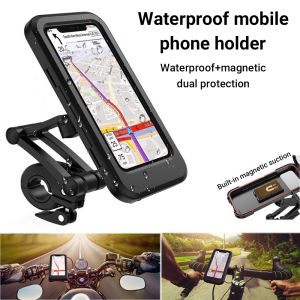 [Local Delivery] 360° Adjustable Waterproof Motorcycle Bike Phone Holder Case stand moto bicycle handlebar Cell Phone