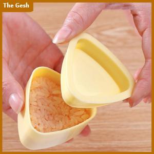 [The Gesh] ใหม่แม่พิมพ์ซูชิโอนิกิริแบบกดข้าวปั้นอาหารแม่พิมพ์ทำซูชิทรงสามเหลี่ยมอุปกรณ์เสริมสำหรับเบนโตะในบ้านแบบญี่ปุ่น