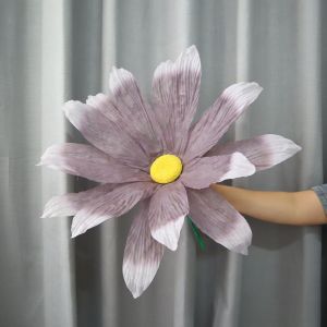 MIRELINA Giant Artificial Daisy 50cm Non-woven Simulation Daisy DIY Fake Flowers Wedding Party Background Wall Decoration
