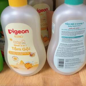 Tắm gội baby Pigeon 2in 1 cấp ẩm dịu nhẹ bảo vệ da cho bé 700ml( hàng mới)giá mới