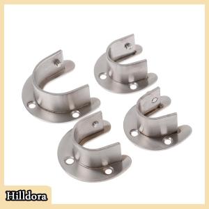 [Hilldora] ที่ยึดสำหรับตู้เสื้อผ้า19 22 25 32มม. เหล็กสแตนเลส