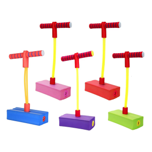 Foam Bounce Jumper for Toddlers Fun Outdoor Jumping Toy with Sound Effects and Soft Glowing Handlebar