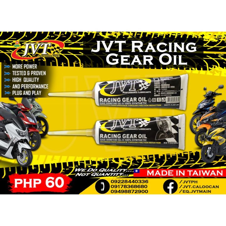 JVT RACING GEAR OIL (100 SYNTHETIC) Lazada PH