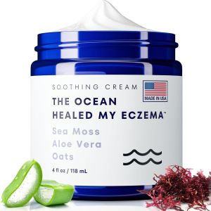 Ocean Natural Eczema Relief Cream Sea Moss Extract Natural Marine Skin Cream Eczema Soothing Moisturizer