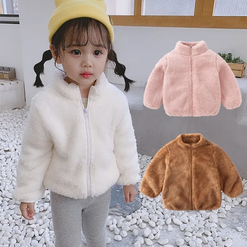 Baby girl hot sale fleece coat