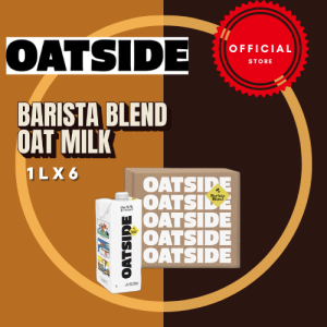 OATside Barista Blend & Chocolate Oat Milk 1L x6 Whole Case | Vegan Barista-Grade Perfect for Coffee & Frothing
