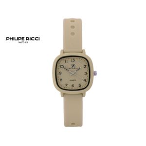 PhiLipe Ricci Jam Tangan Wanita Analog Karet Quartz Terbaru 8764 Free Box