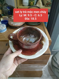 Ấm trà men trộn/ bộ ly mộc men chảy/ rót mộc hàng gốm Nhật🎌🎌🎌