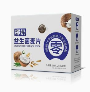 ข้าวโอ๊ต กล่อง โปรไบโอติก ท้องอิ่ม ธัญพืช นมมะพร้าว ทดแทนมื้ออาหาร รวมกัน