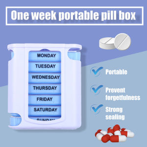 7 วันพกพายากล่องยา กริดรายสัปดาห์กรณียา Organizer