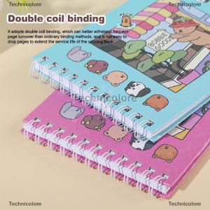 [COD] Technicolore หนังสือระบายสีตัวละครสัตว์คาปิบาล่าน่ารัก1ชิ้นหนังสือระบายสีการ์ตูนหมีน้อยของขวัญหนังสือระบายสีสำหรับวัยรุ่นหนังสือดูเดิลเพื่อการศึกษาสำหรับเด็ก