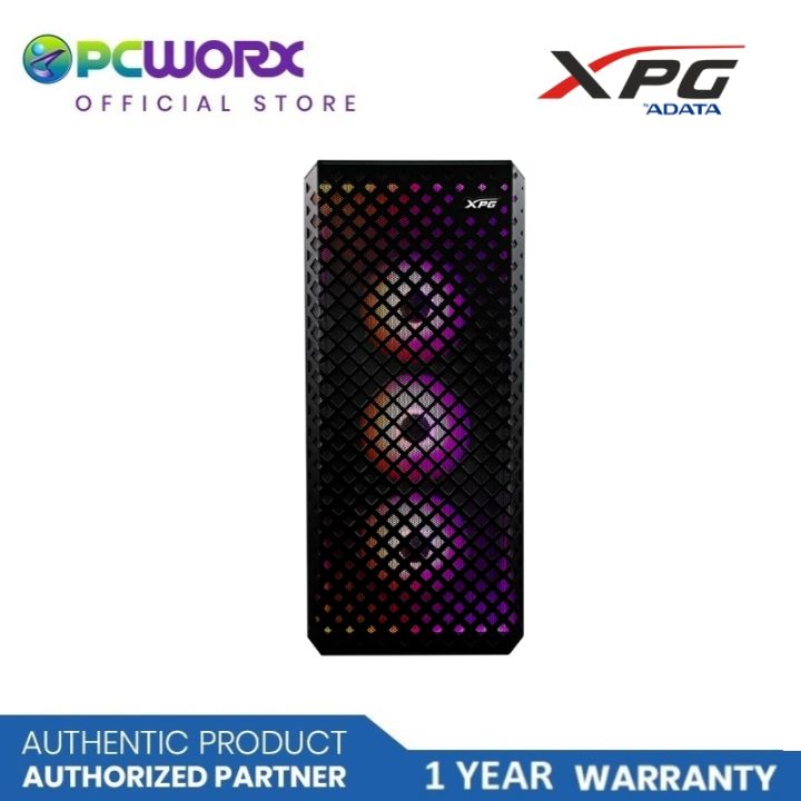 Adata XPG DEFENDER-BKCWW Pro RGB Mesh Front TG Mid-Tower ATX Case