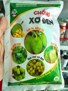 gói 100gr chống Xơ Đen Siêu xanh trái giúp trái lớn nở múi Phân Bón Mít Xanh Trái Nở Gai Dầy Múi | chống nức trái