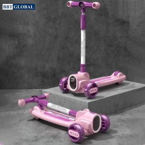 Xe trượt scooter cho bé bánh phát sáng BBT Global KM986