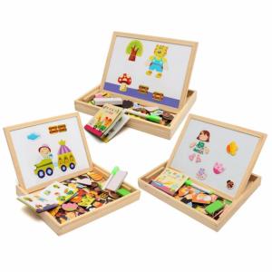 Bảng ghép hình nam châm cho bé - Bảng tranh ghép hình nam châm gỗ