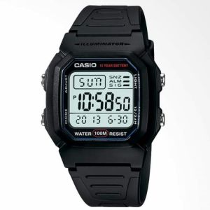 Jam Tangan CASIO Pria W800H / W-800H-1AVDF ORIGINAL Keren Branded 100M Water Resistant