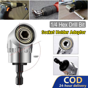 Impact Grade 105 Degree Angle Socket Adapter Power Hand Tool Part Driver Extension Set Screwdriver Holder Drill Nut Attachmen