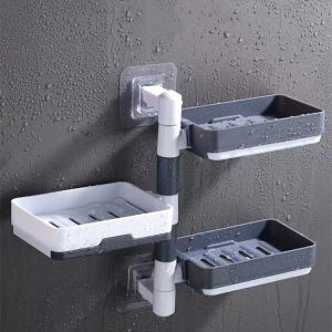 ชั้นวางสบู่ ติดกับผนังได้ มีที่กรองน้ำหยด คุณภาพดี ใช้งานง่าย สะดวก รับน้ำหนักสมบูรณ์ ช่วยเผคู่ด้วยเนียมกระทู้