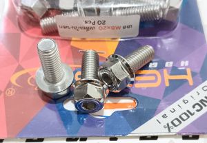 Baut M 8 x 20 Drat 12 Probolt Stainless Steel Ori HENG Thailand