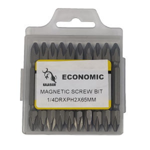1Case=10Pcs Kalabaw Economic Screw Bit 1/4DrxPH2x65mm Phillip
