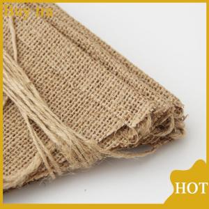 [Buytra] 13ธงวินเทจปอกระเจาผ้ากระสอบแบนเนอร์ธงสำหรับงานแต่งงานงานเลี้ยงอุปกรณ์สำหรับงานเฉลิมฉลองงานเลี้ยงแบนเนอร์ตกแต่ง