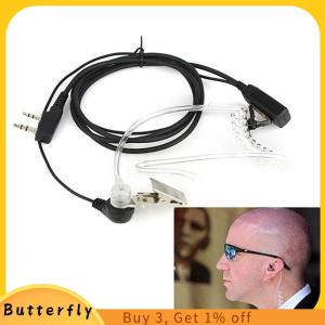 Butterfly FBI Style Headset Earphone Earpiece Mic Security Radio Walkie Talkie Pro 2 Pin