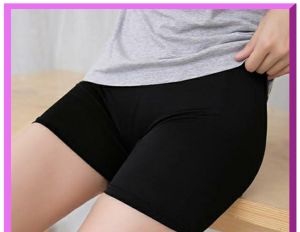 Legging Hotpants / Shorpant / Celana Dalaman Wanita / Lejing Sepaha / Leging Dalaman Perempuan Khusus Hitam
