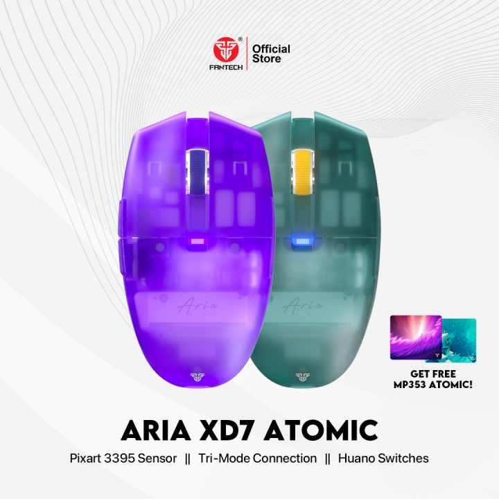 Fantech ARIA XD7 Atomic Wireless Bluetooth Mouse Gaming Rechargeable ...