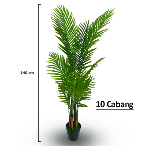 1 PAKET TANAMAN PLASTIK PALM PAKIS JUMBO TINGGI 140 DAN 160 RB6047 TANAMAN ARTIFICIAL DEKORASI RUMAH