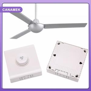 【CANAMEK】 1PC 86Type Ceiling Fan Adjustment Stepless Speed Controller Wall Switch 220V 10A