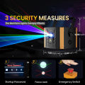 SHEHDS 6W RGB Animation Laser Light Semiconductor Laser With DMX512 & ILDA & RJ45 Art Net Connector for KTV Live Show Wedding DJ Club Theater Performance stage. 