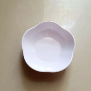 Chén chấm hình hoa melamine trắng bóng / đen bóng CC50 - Ø 7.0 x 2.2 cm