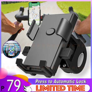 N1 Universal Bicycle/Motorcycle Phone Holder Stand Mount Bracket Auto Lock